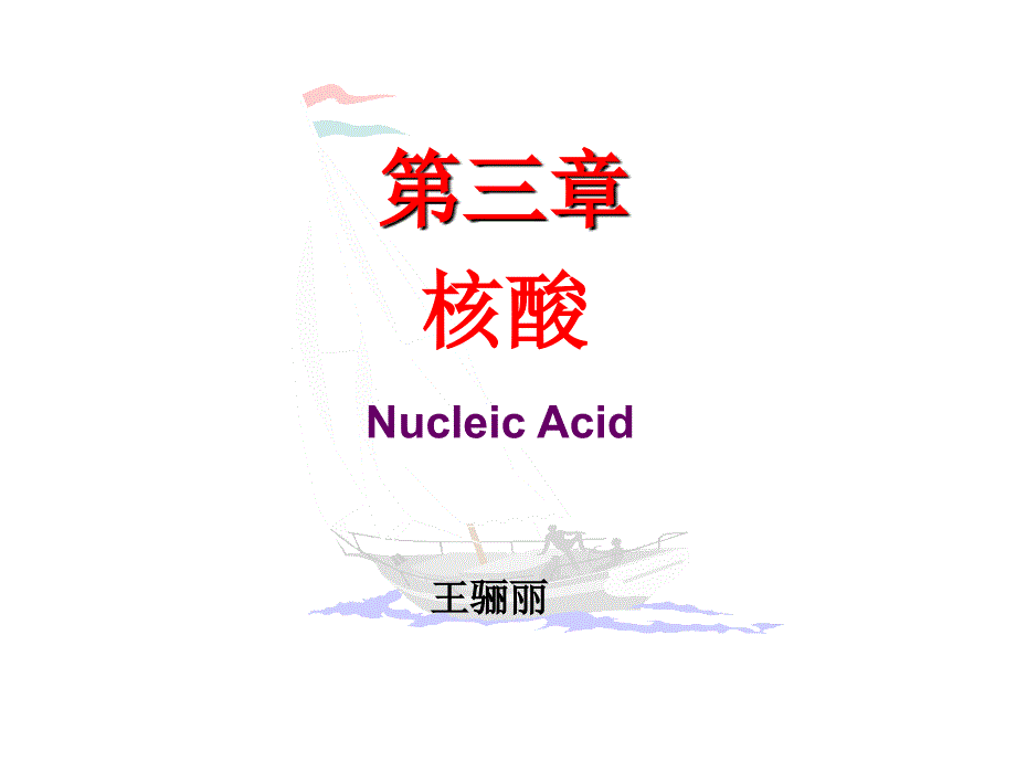 化学生物学导论-第三章 核酸4-5节_第1页