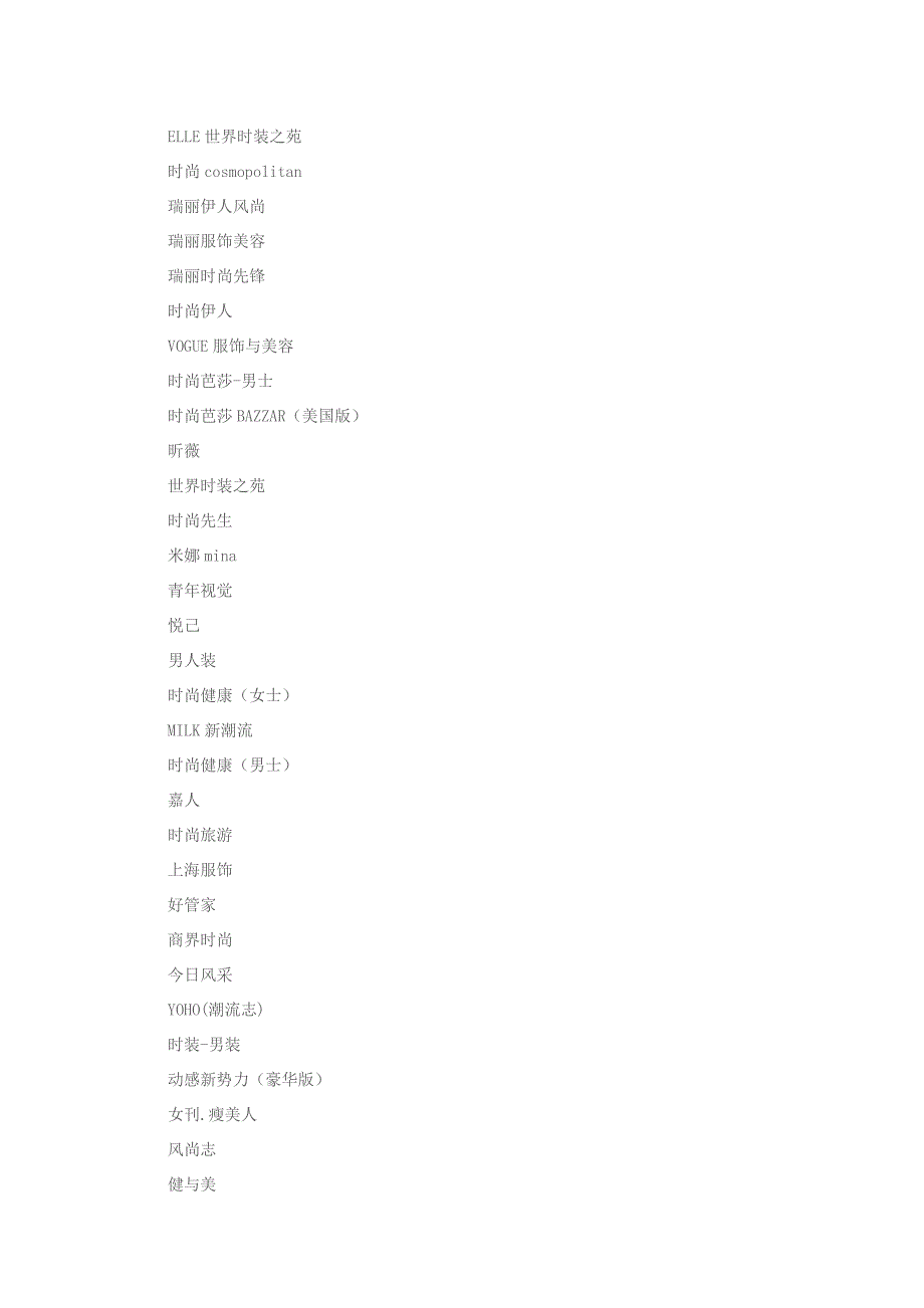 最受欢迎的时尚杂志_第2页