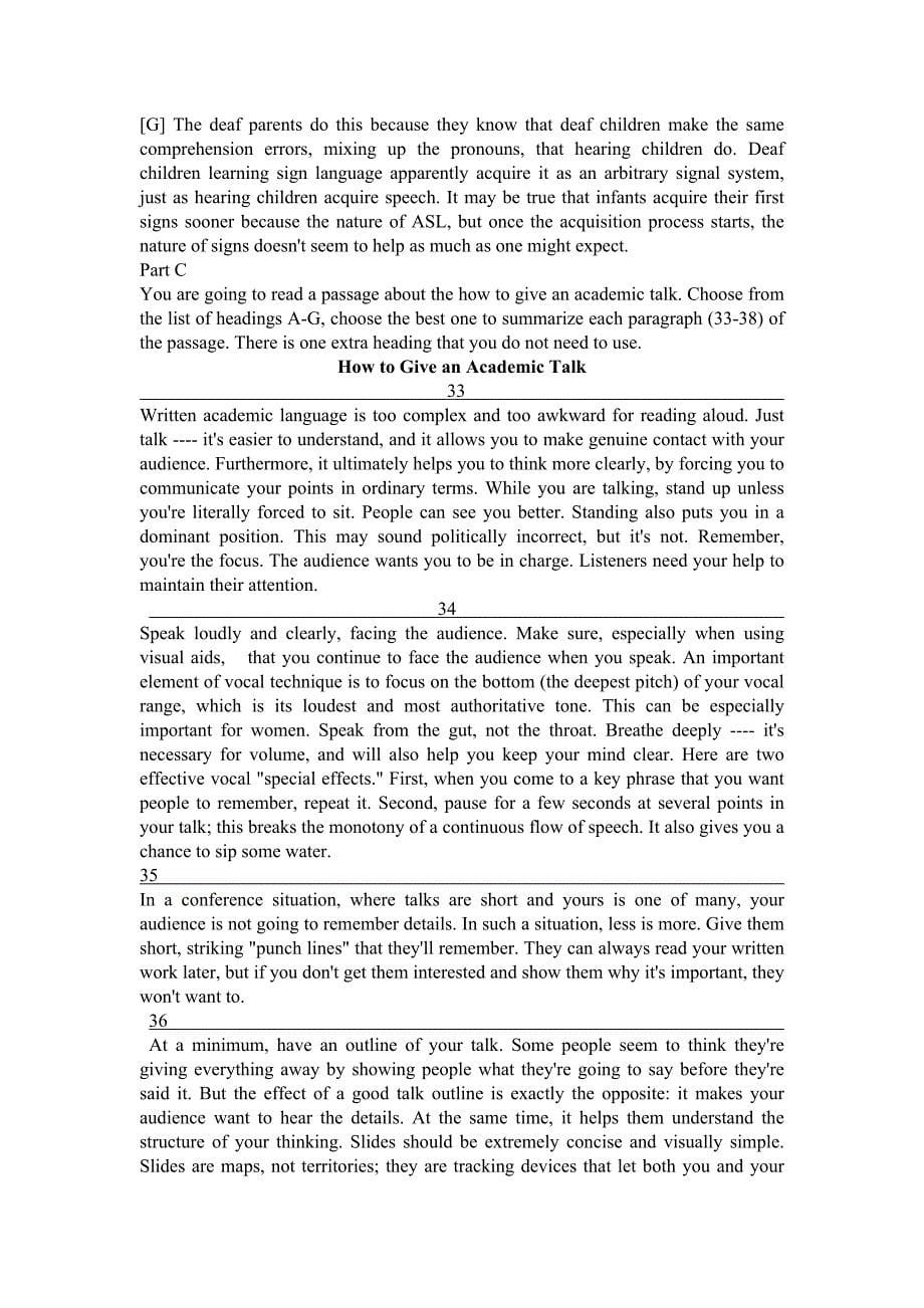 2006教育硕士 英语二 真题及答案_第5页