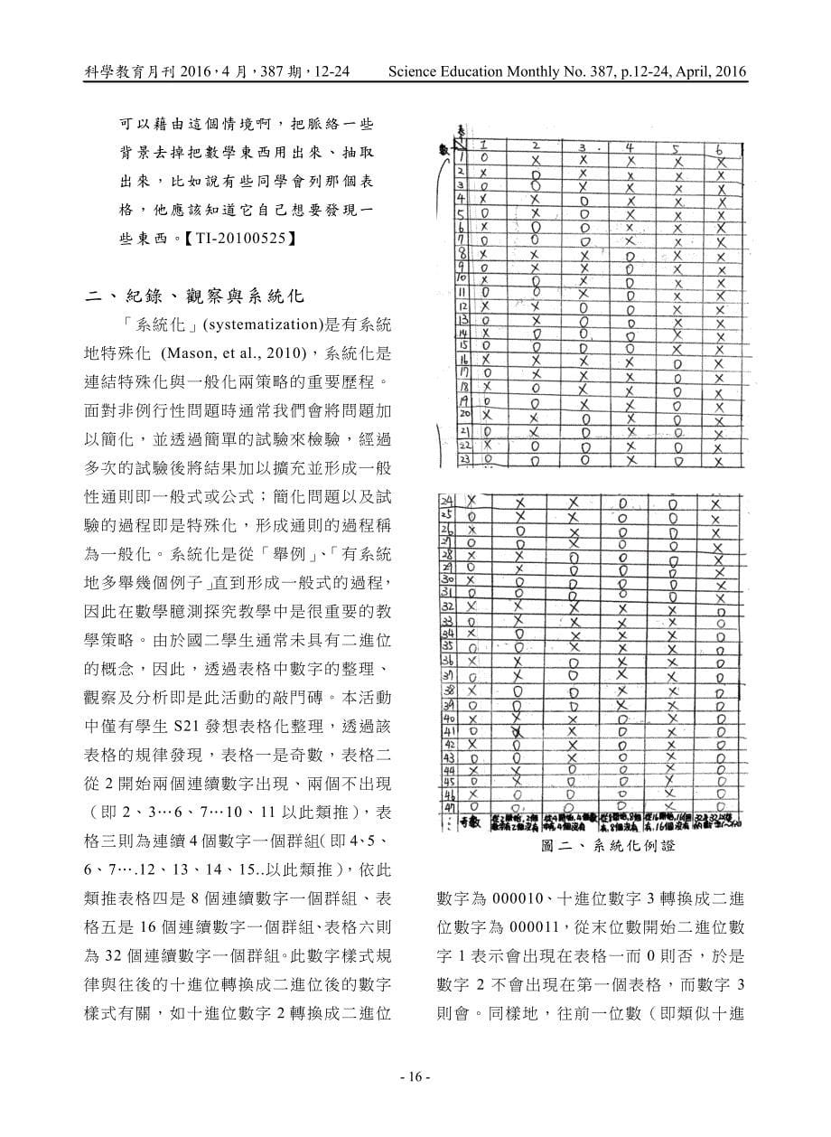 数学臆测探究教学实务分析--以二进位数字样式探索活动为例_第5页