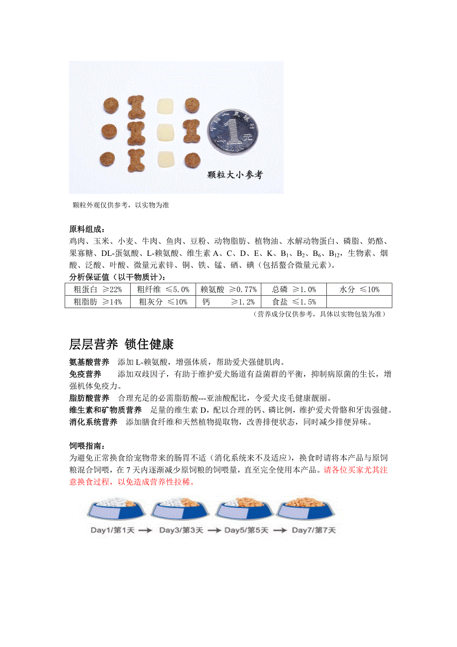 开饭乐犬粮-成犬牛肉、成犬鸡肉、幼犬(1)_第4页