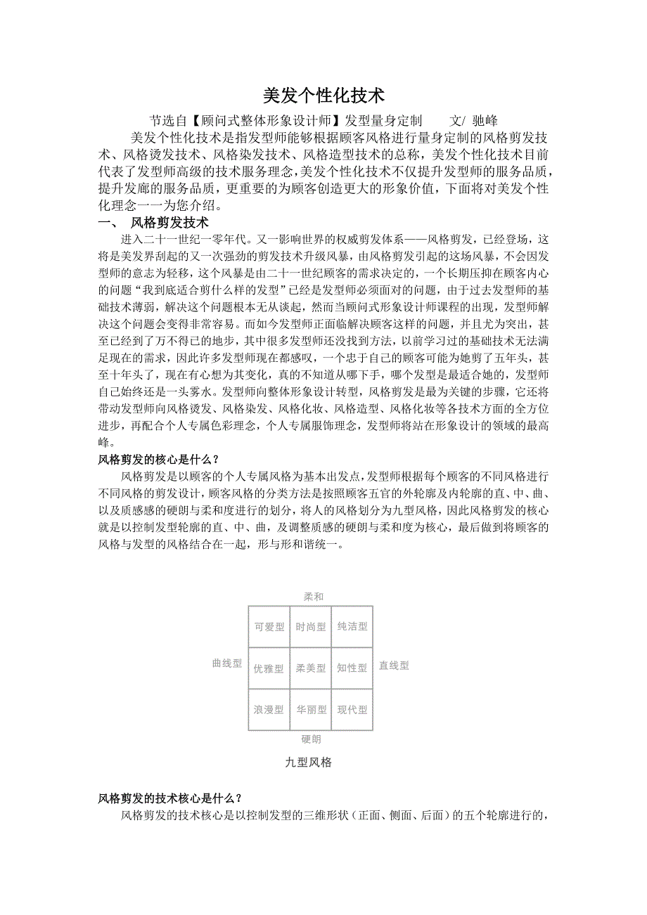 美发个性化技术_第1页