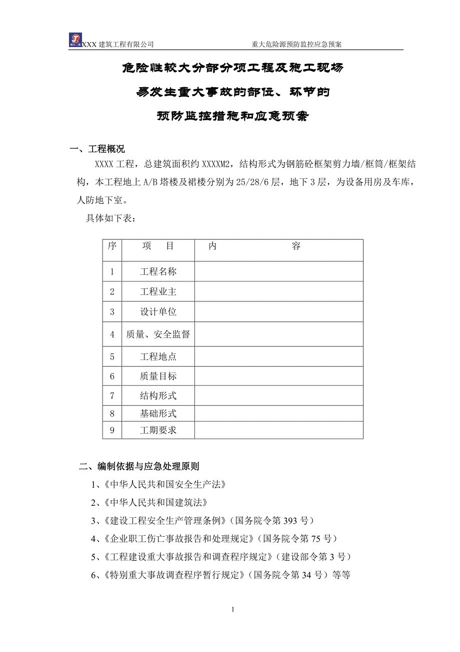 商业中心建筑应急预案_第1页