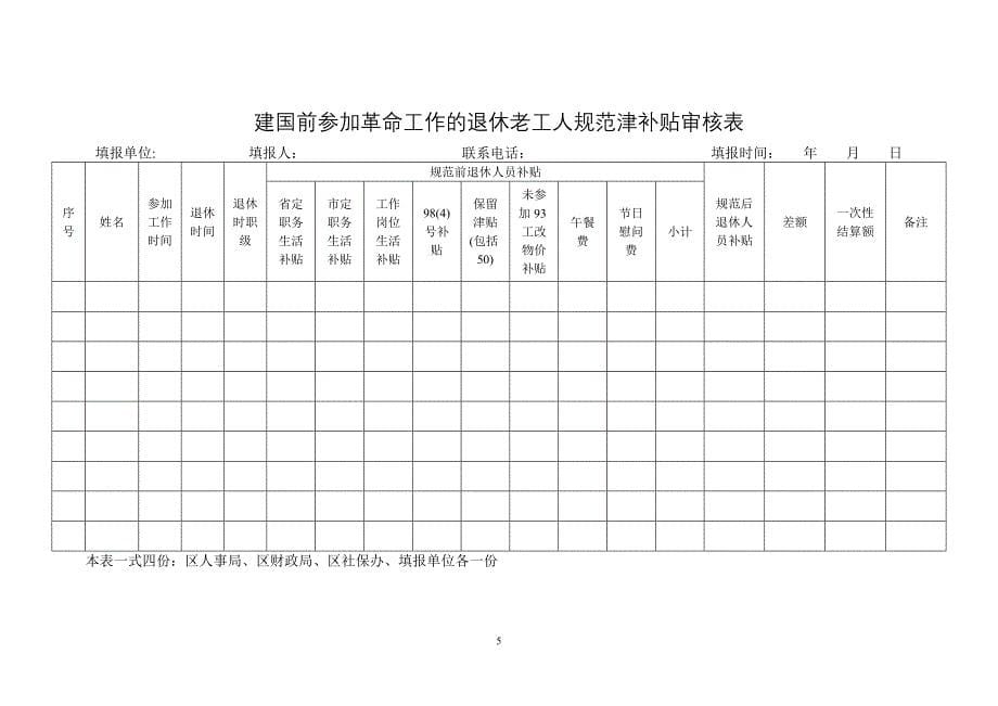 区级机关离退休人员生活补贴标准_第5页