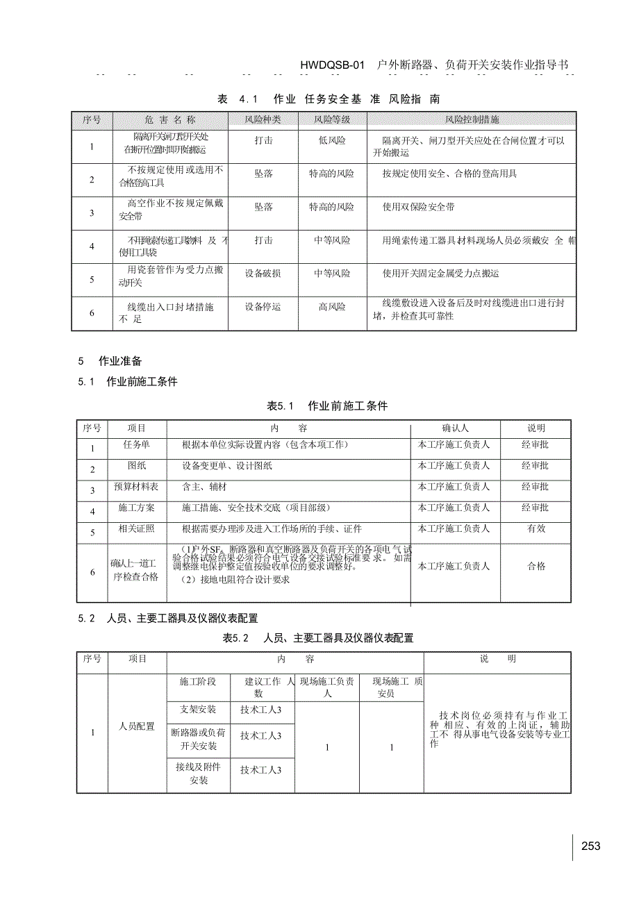 户外断路器、负荷开关安装作业指导书_第4页