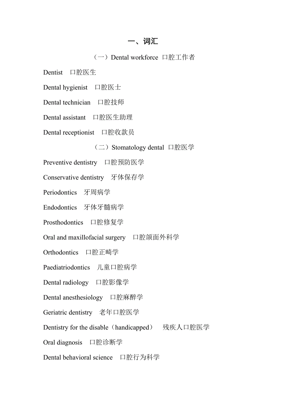 口腔英语会话集_第3页