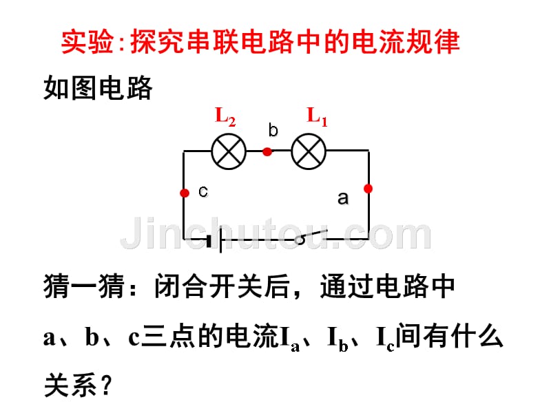 人教版九年级物理《串联和并联电路电流特点》课件_第2页