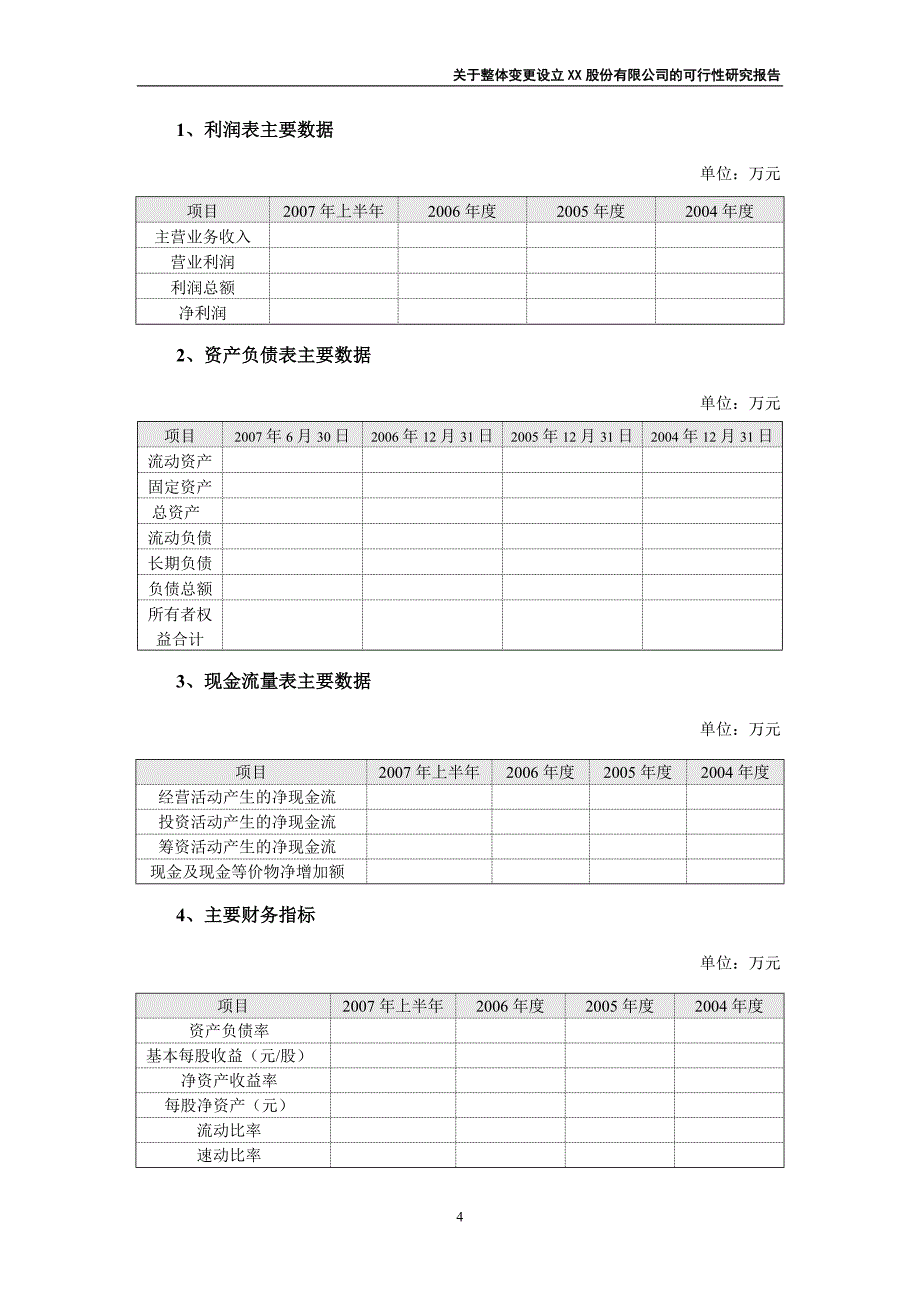 整体改制可研性研究报告模板_第4页