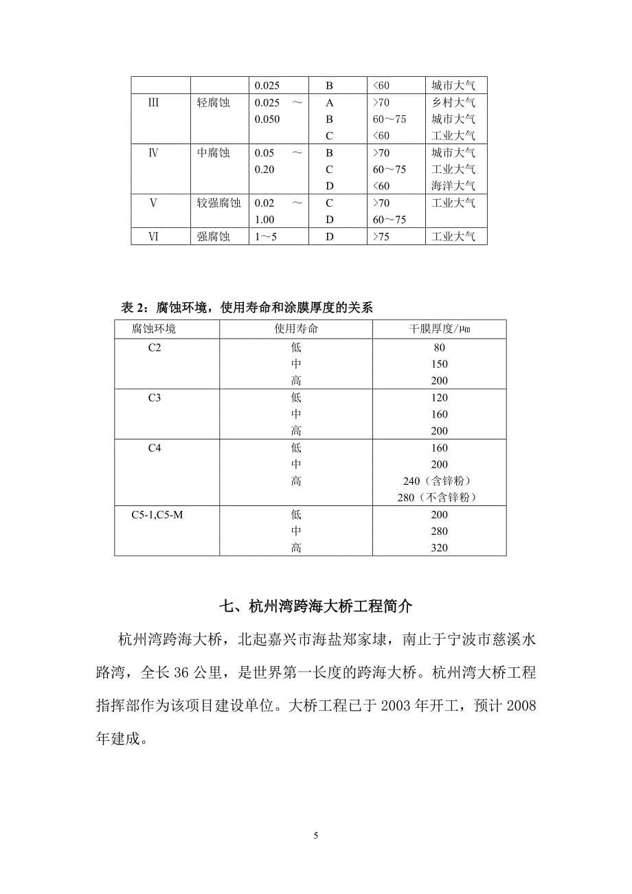 跨海大桥涂装方案介绍_第5页