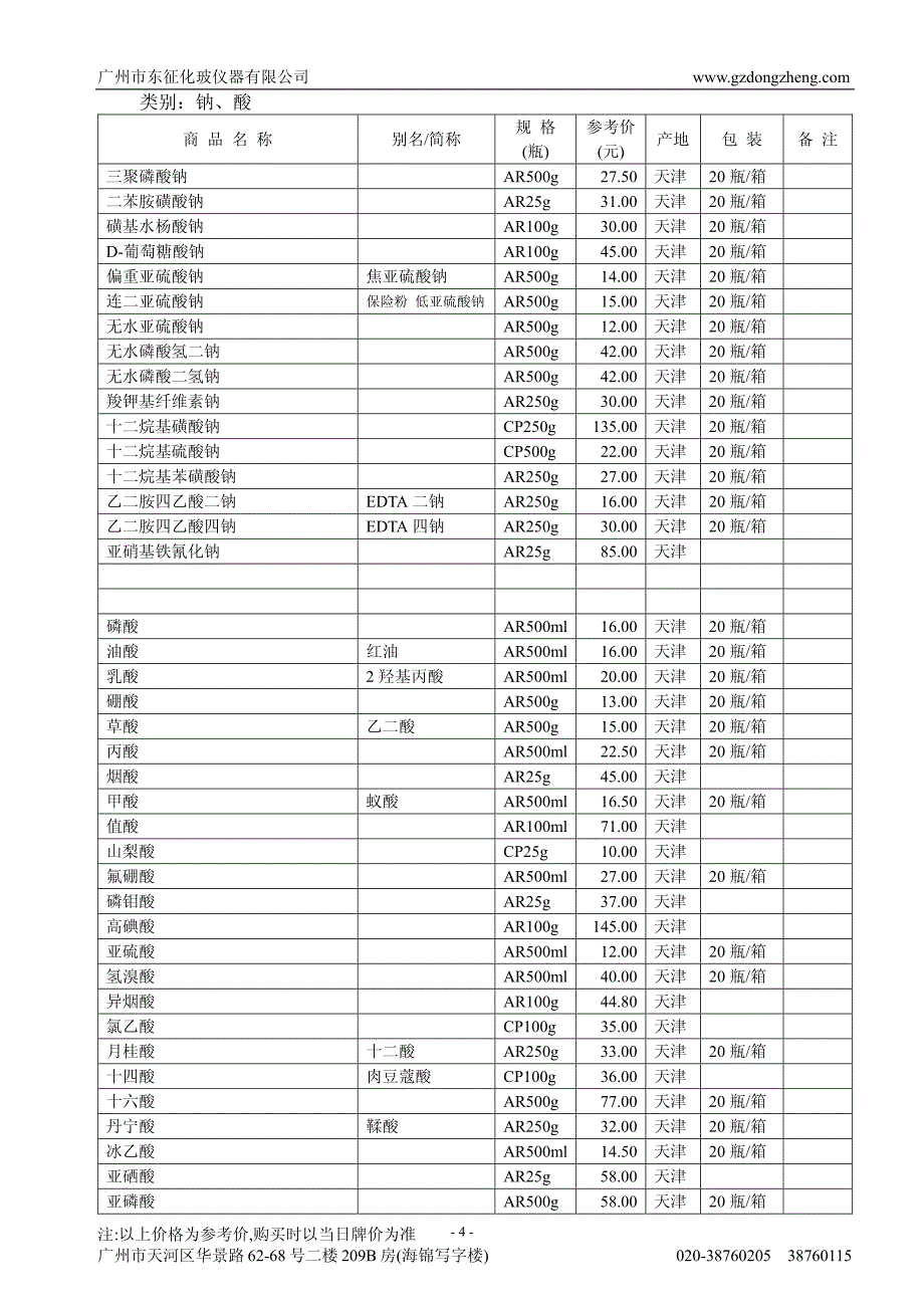 [医药卫生]东征-化学试剂新目录_第4页