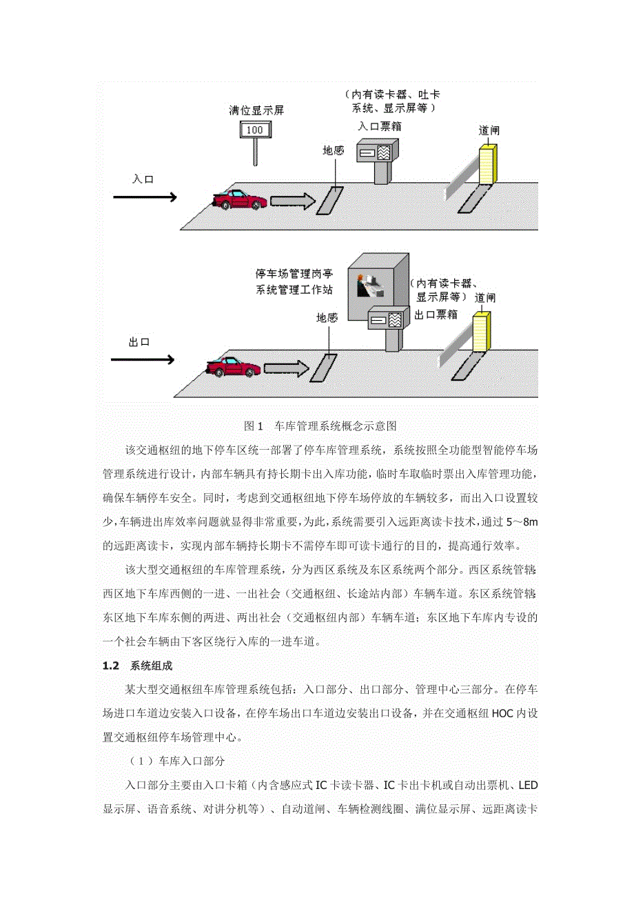 交通枢纽车库管理系统功能架构实例分析_第2页