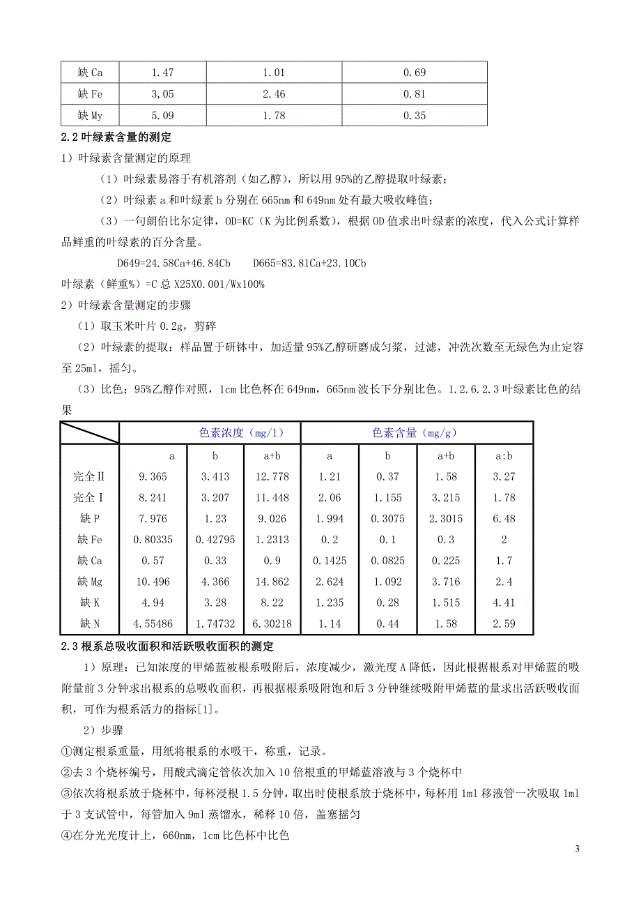 玉米的缺素培养论文_第3页