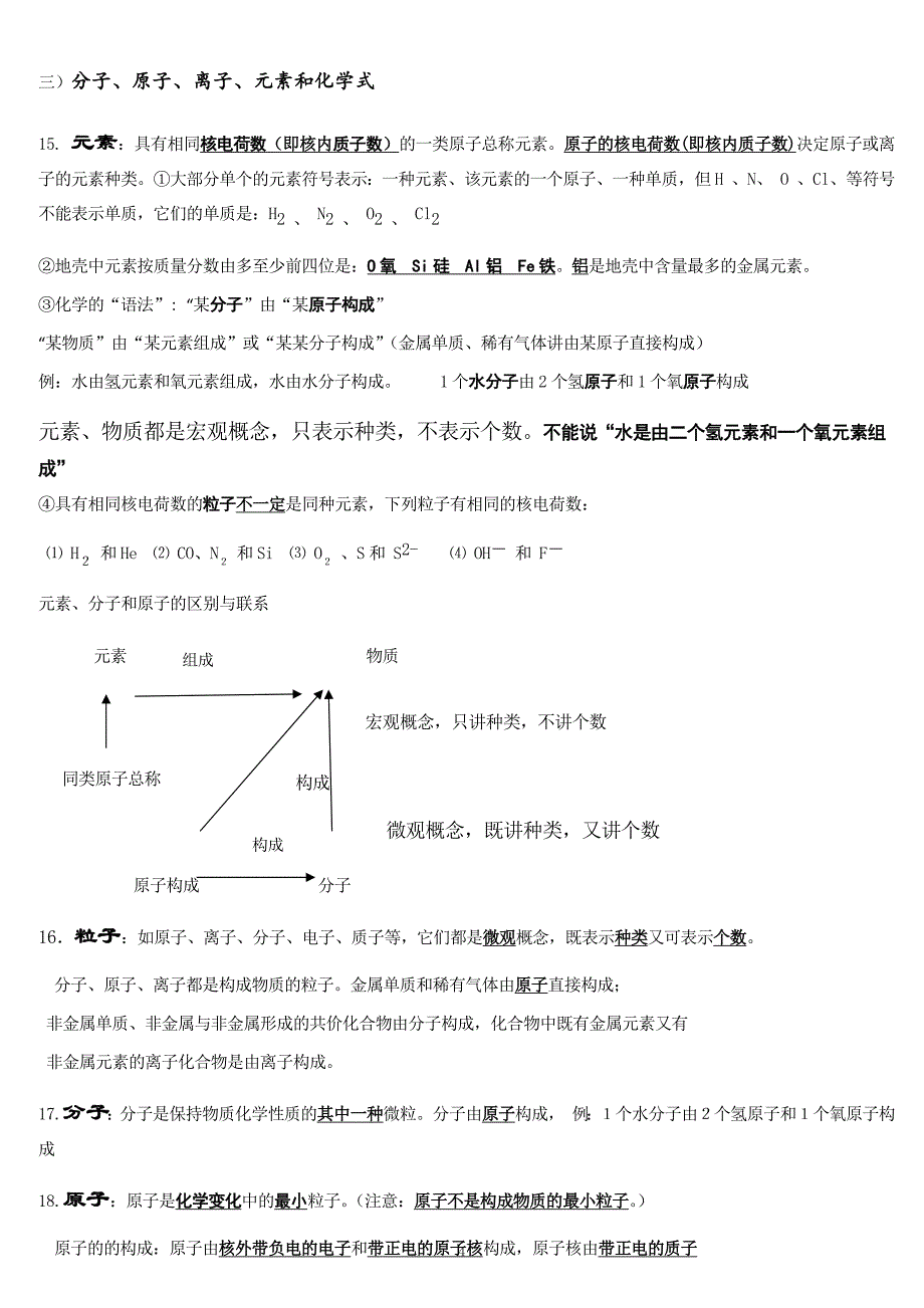 初中化学总复习基础知识总结_第4页