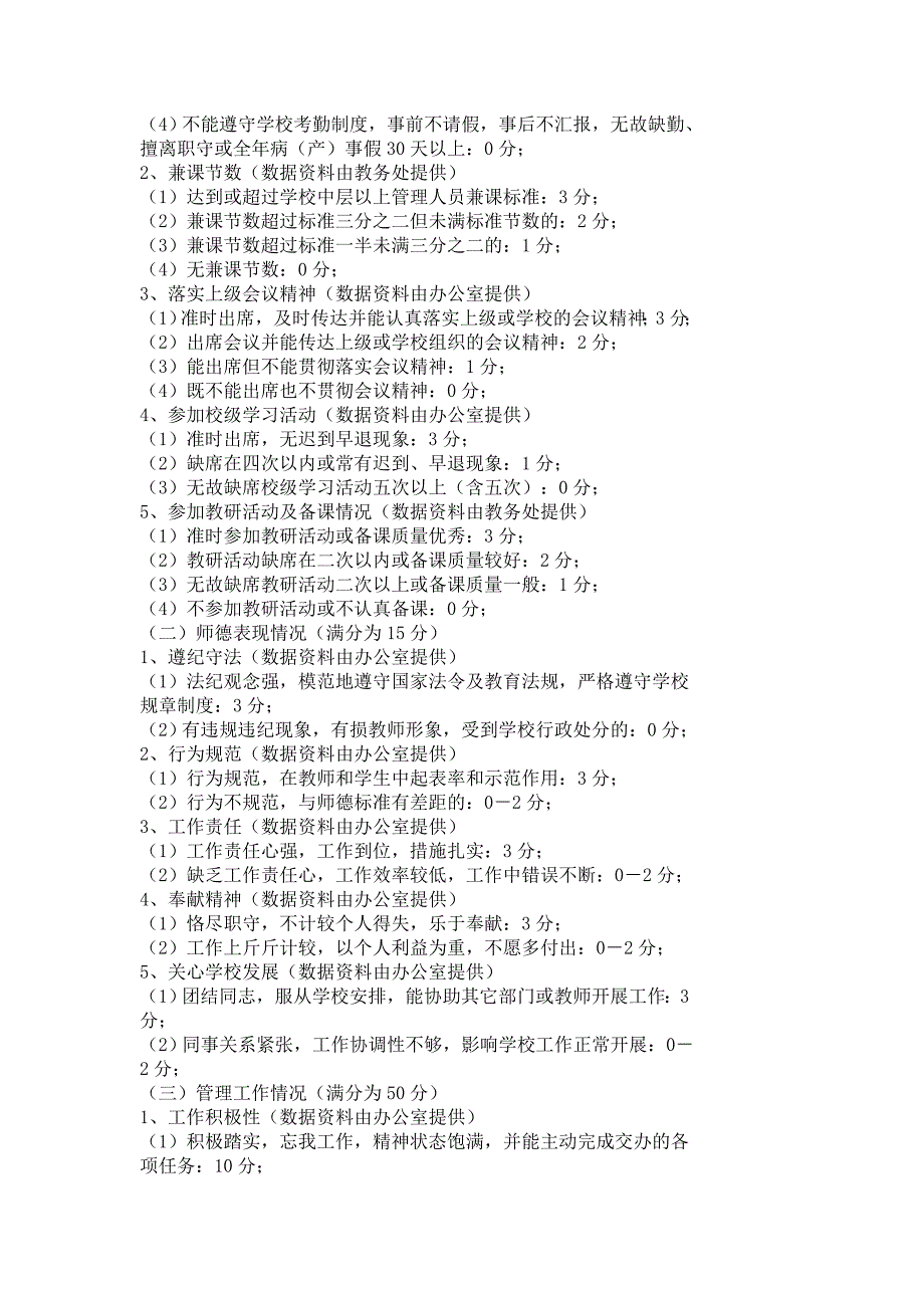 教职工考评办法_第2页