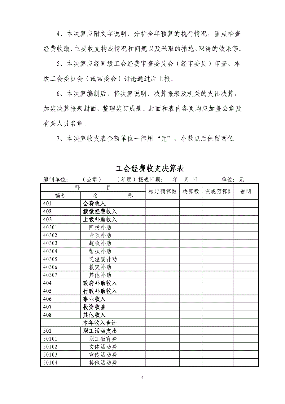 工会经费收支预决算编报要求及表格(上报稿722))_第4页