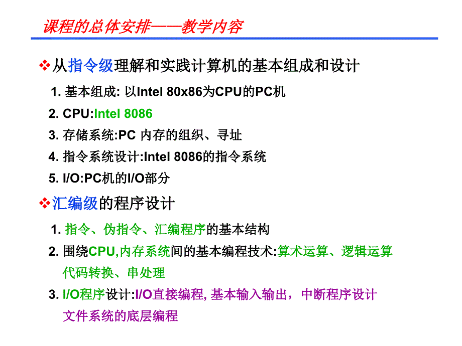 汇编语言部分概述(北航熊桂喜)(修订)_第2页