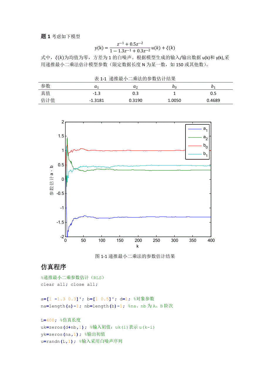 系统辨识与自适应课程报告_第2页