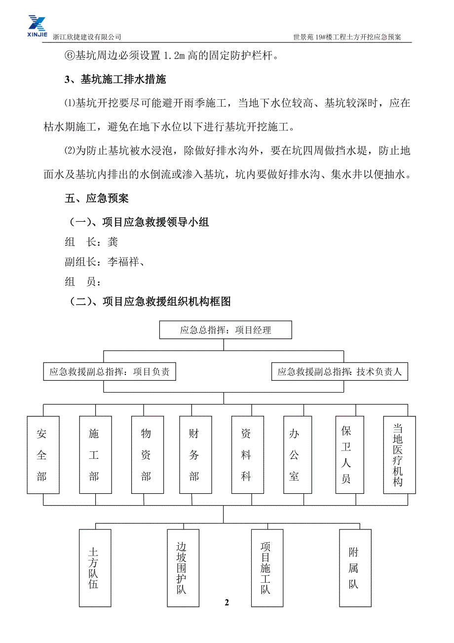 基坑开挖安全预控措施应急预案_第3页