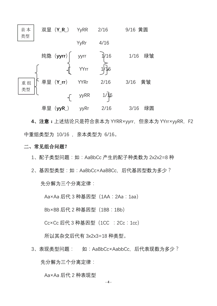 遗传与变异知识点汇编_第4页