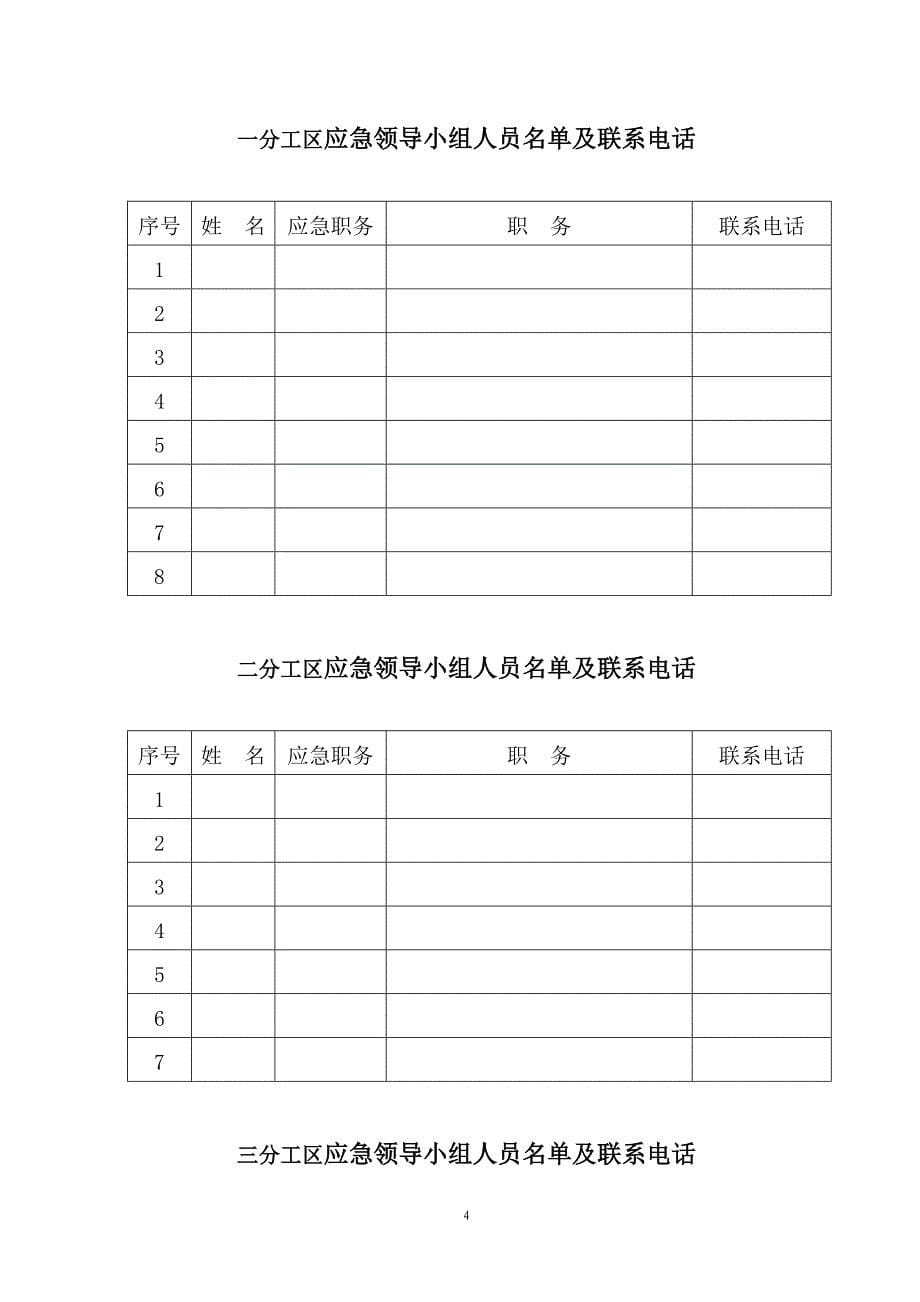 施工中突发紧急情况处理应急预案_第5页