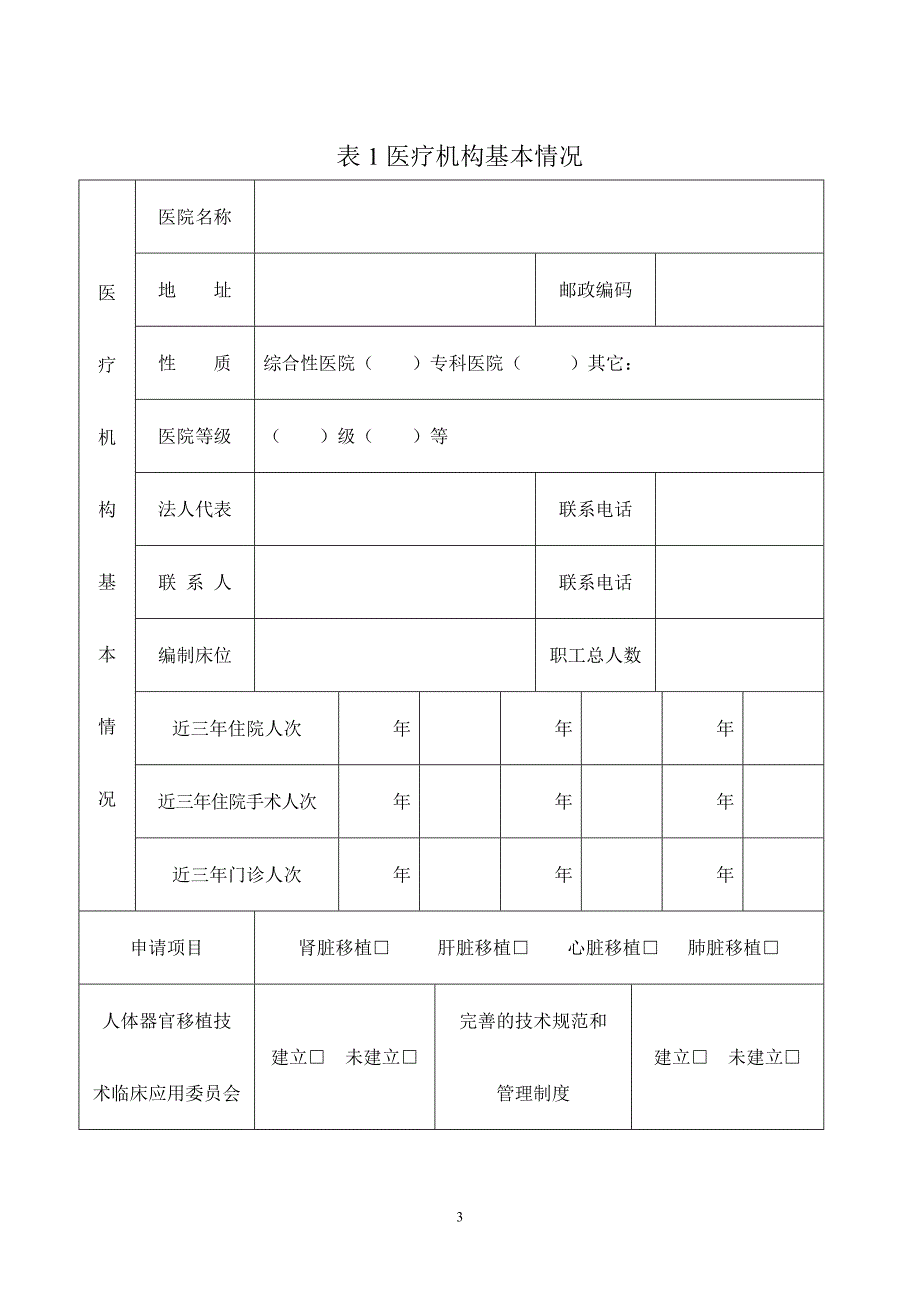 四川省医疗机构人体器官移植技术_第3页