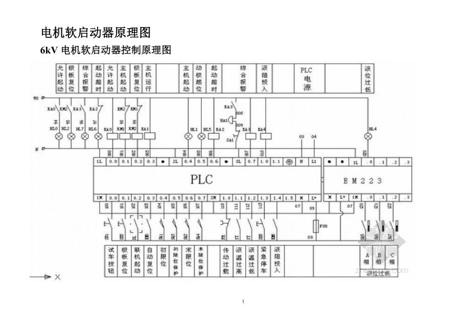 电机软启动器原理图_第1页