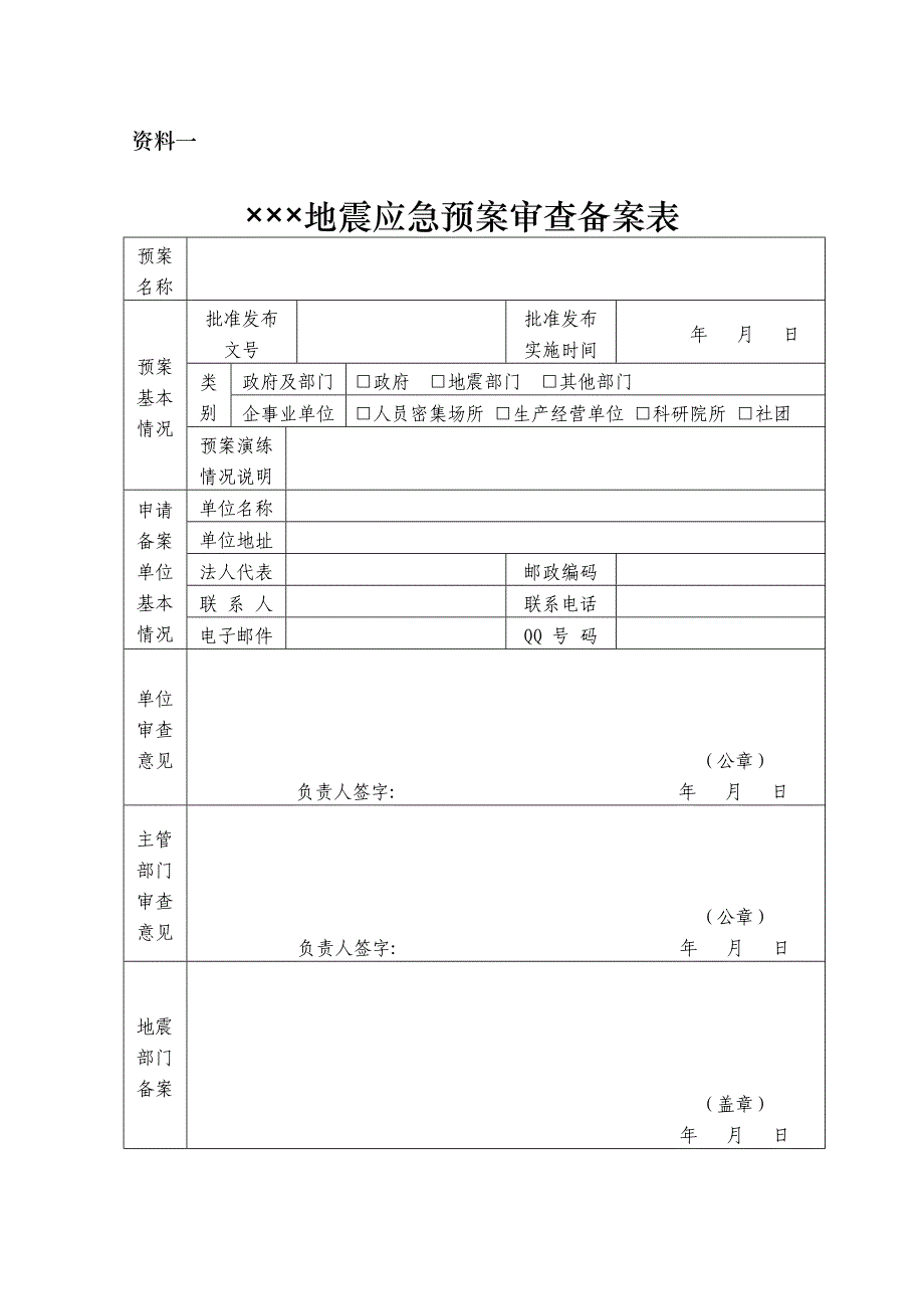 学校地震应急预案编写纲要_第1页