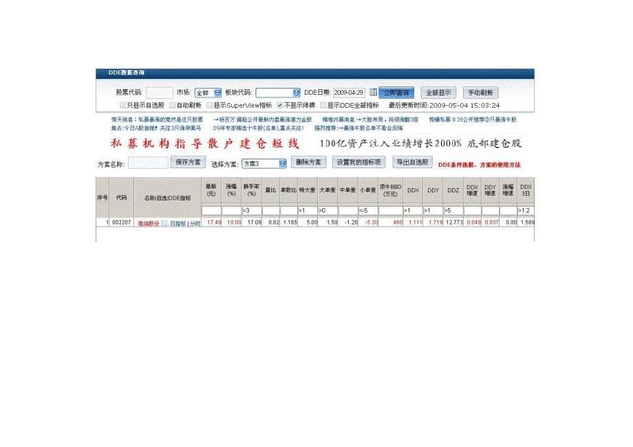 自用dde条件公式实战选股截图_第5页