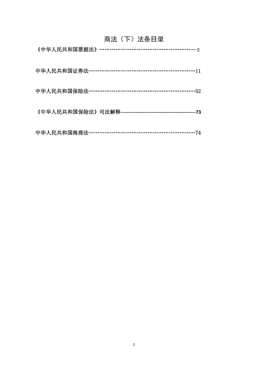 [司法考试]商法的重要法条_第1页