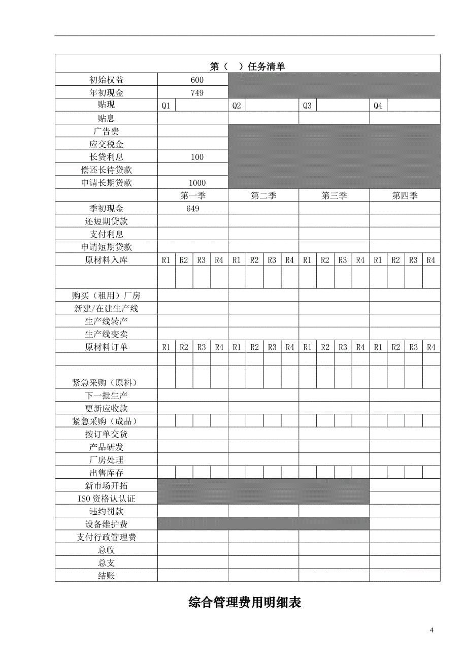 商战沙盘课用(三表)_第5页