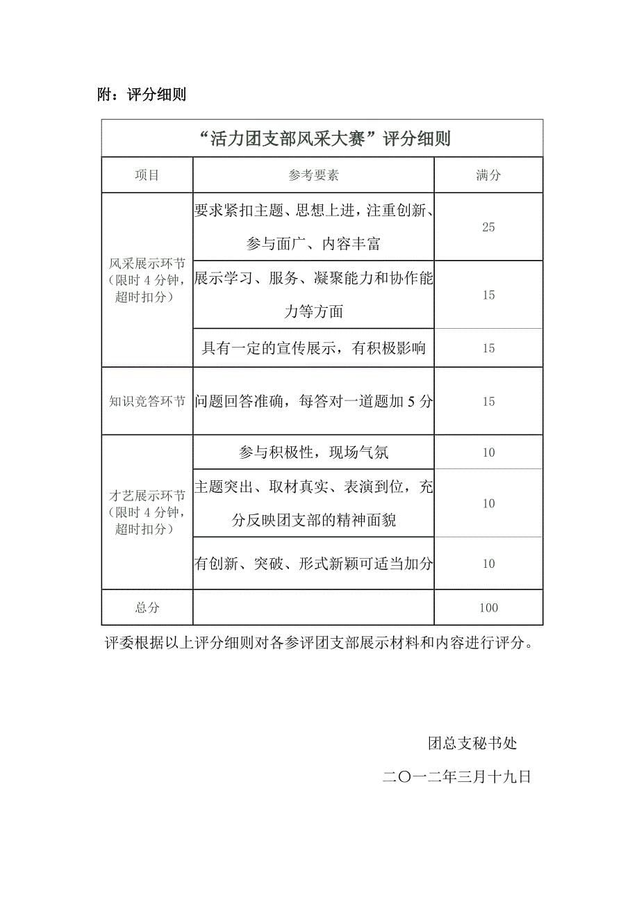 活力团支部风采大赛策划书_第5页