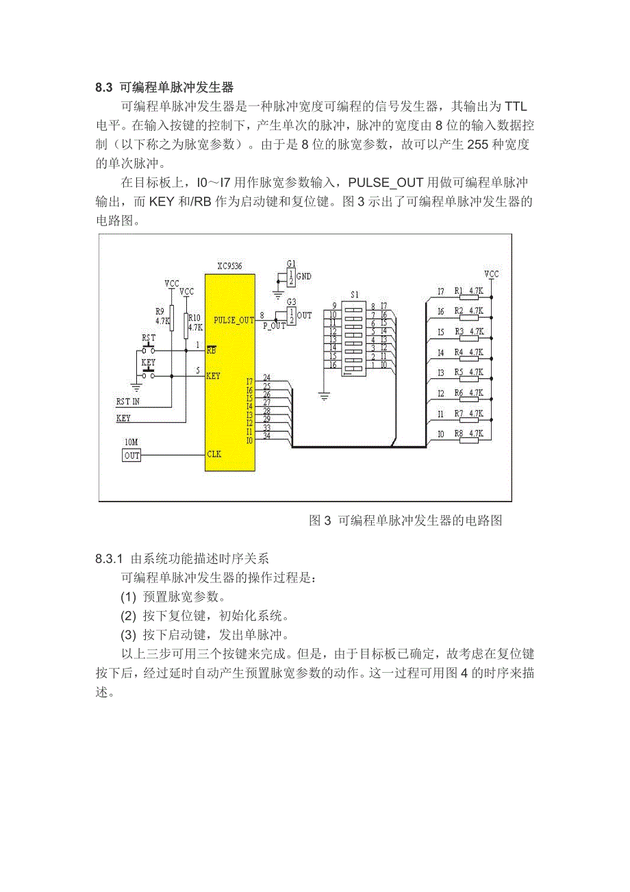 fpga_可编程单脉冲发生器设计_第1页