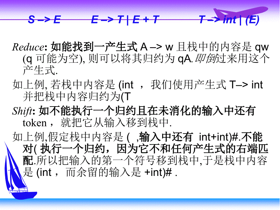 编译原理 第6章自底向上语法分析、lr分析程序及其自动构造 1_第3页