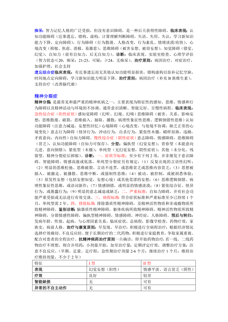 同济大学精神卫生及心理学期末重点总结_第2页