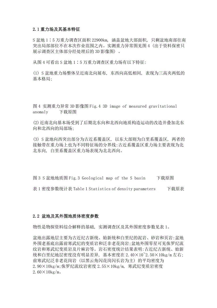 非洲s盆地双层断裂体系的重力场反映与识别_第4页