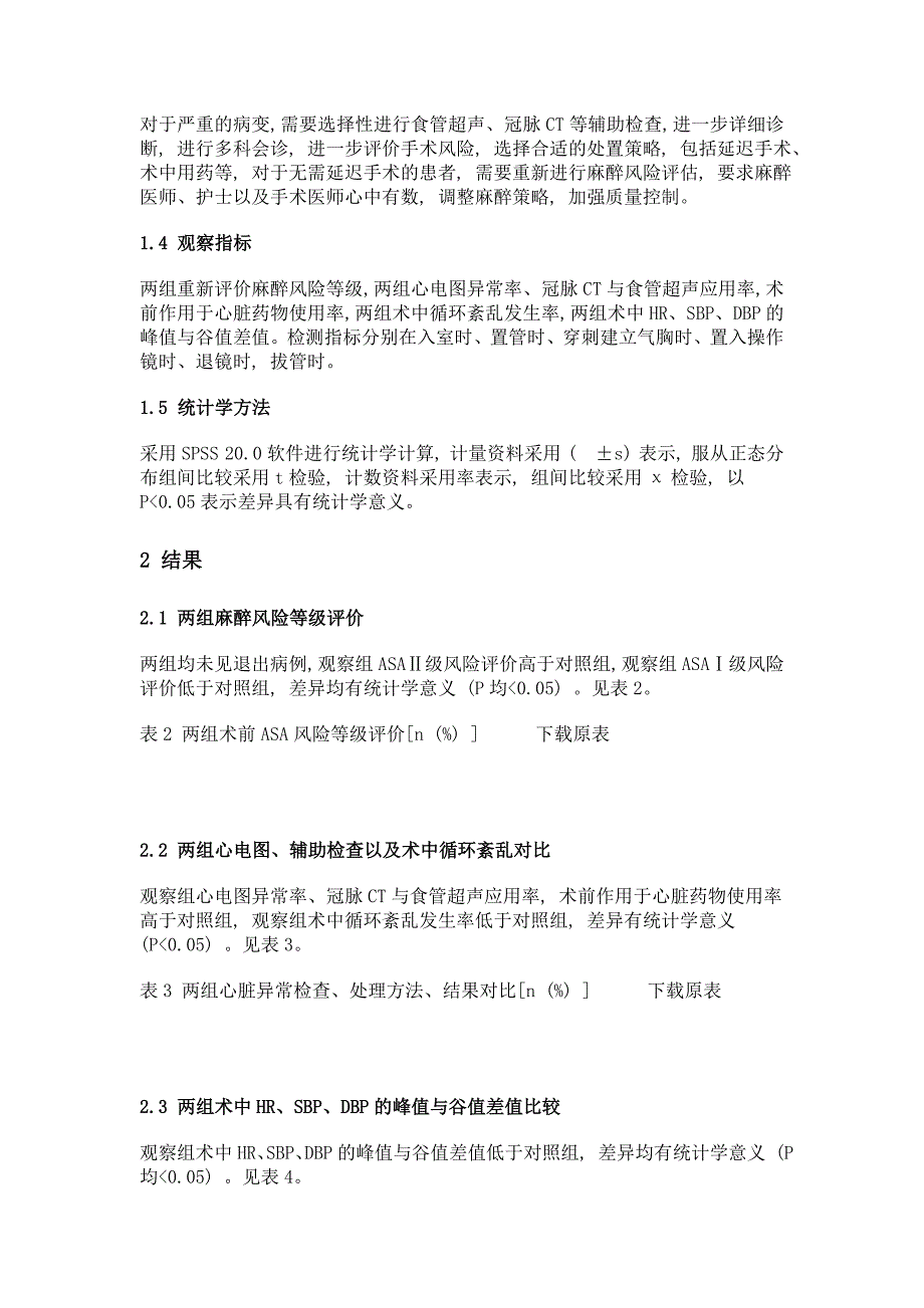 24h动态心电图在中老年患者行胸腔镜治疗前手术风险评估的价值_第3页