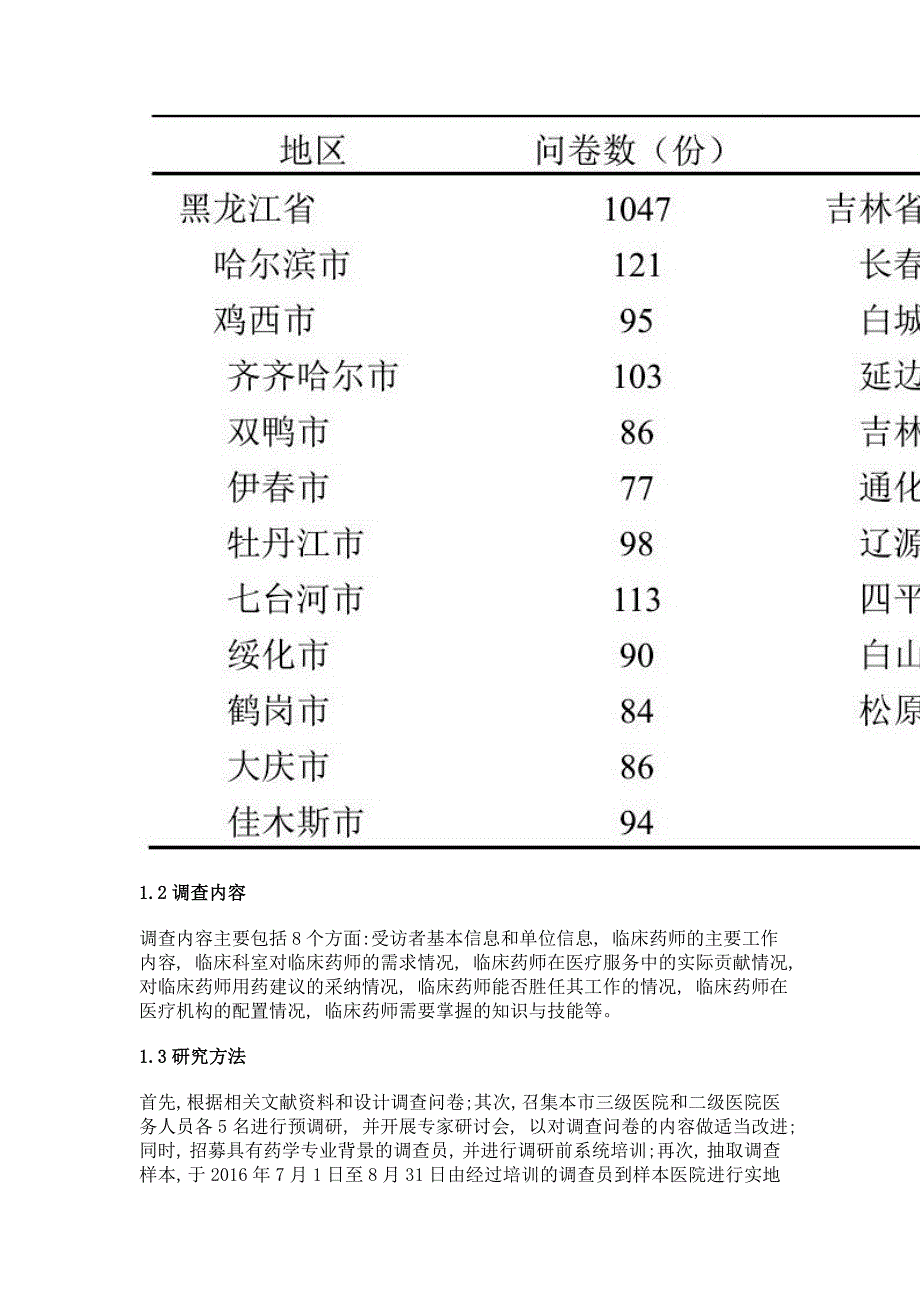 我国东三省医务人员对临床药师的认知情况调查与分析_第4页