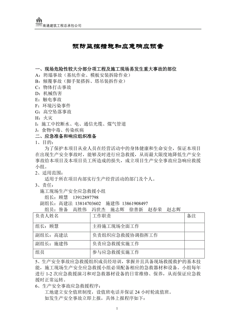 建筑应急预案_第1页