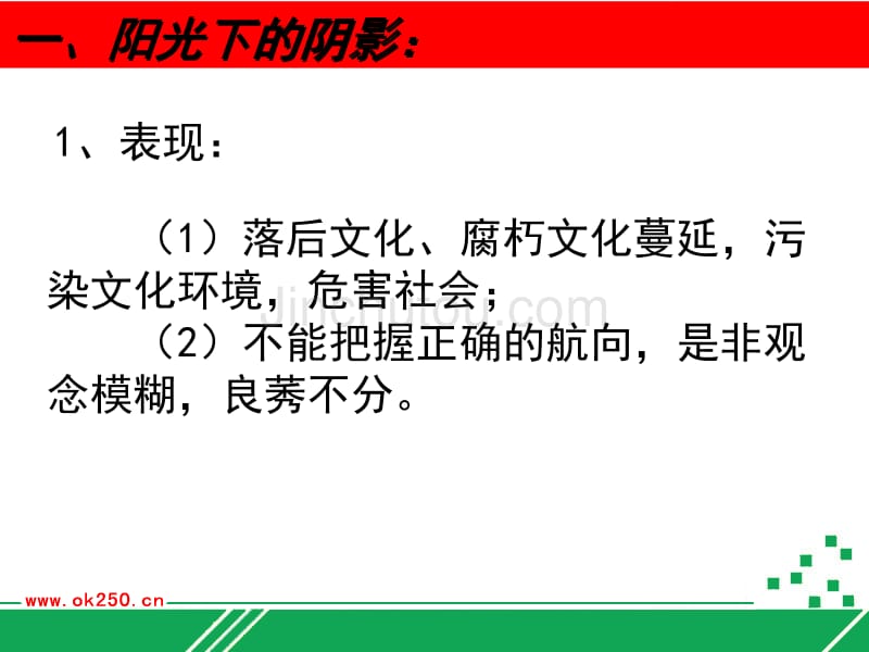 《文化生活》第八课第二框：在文化生活中选择(孙逸豪推荐)_第5页