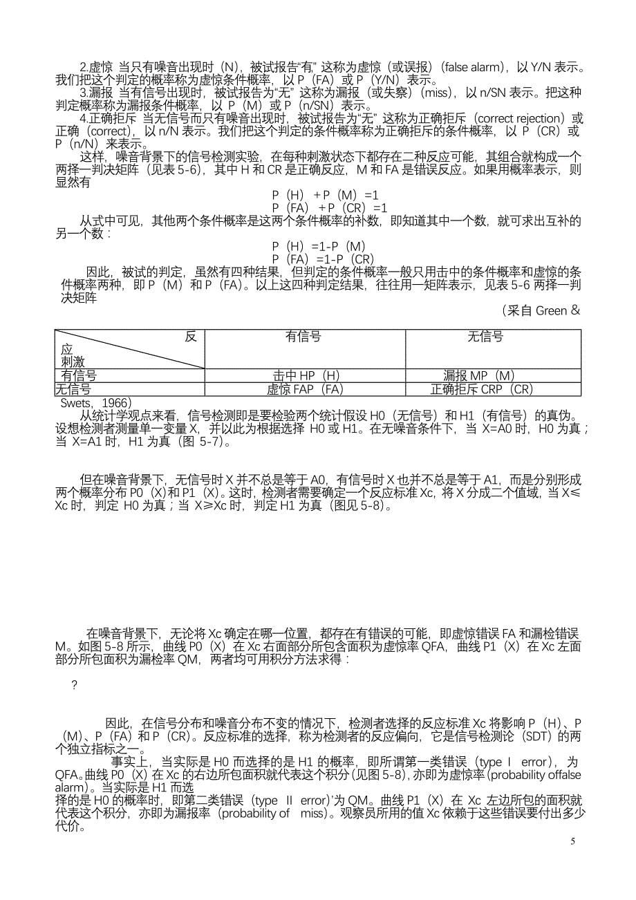 杨治良实验心理学笔记详细版 第五章_第5页