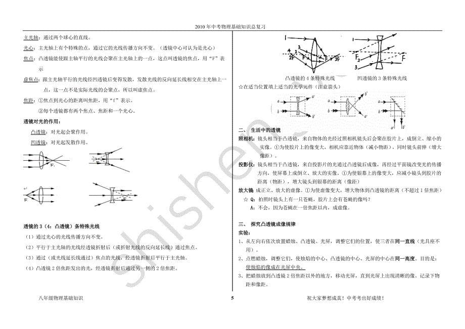 中考物理基础知识总复习_第5页