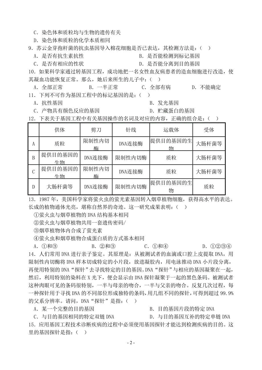 选修三1、2章综合练习题_第2页