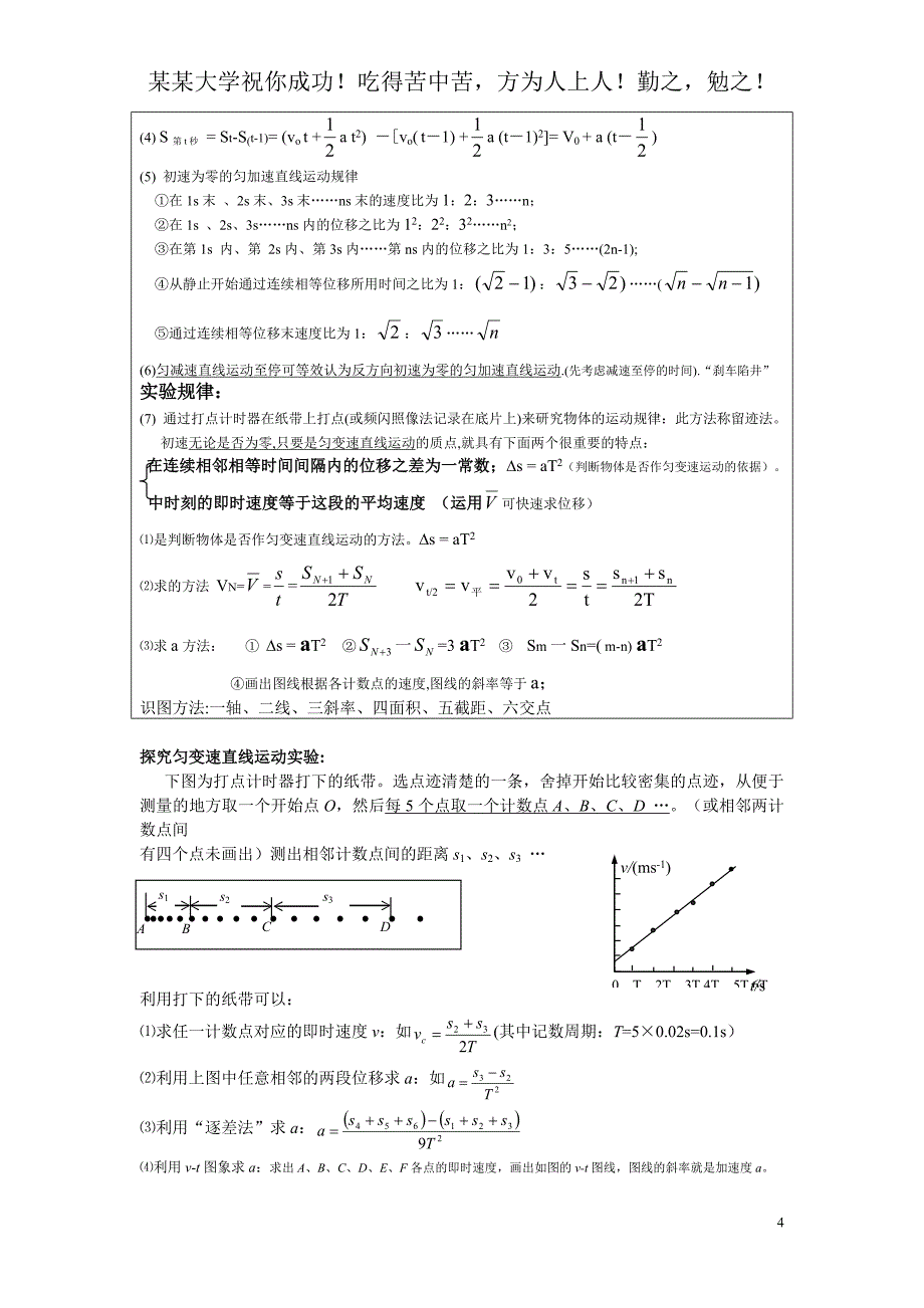 高中物理知识点总结高考复习或平时学习用_第4页