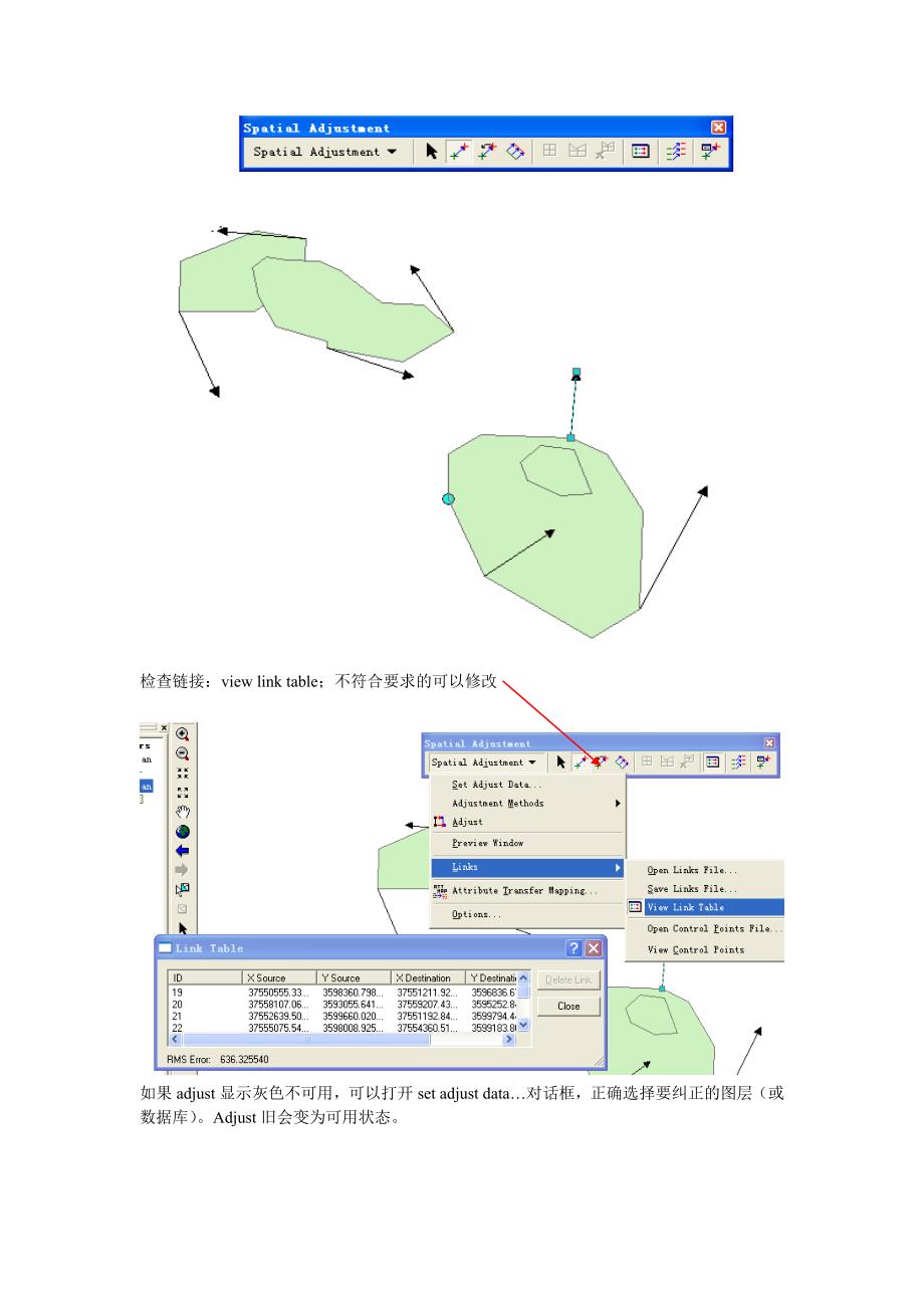 arcgis中的矢量数据空间纠正图解_第2页