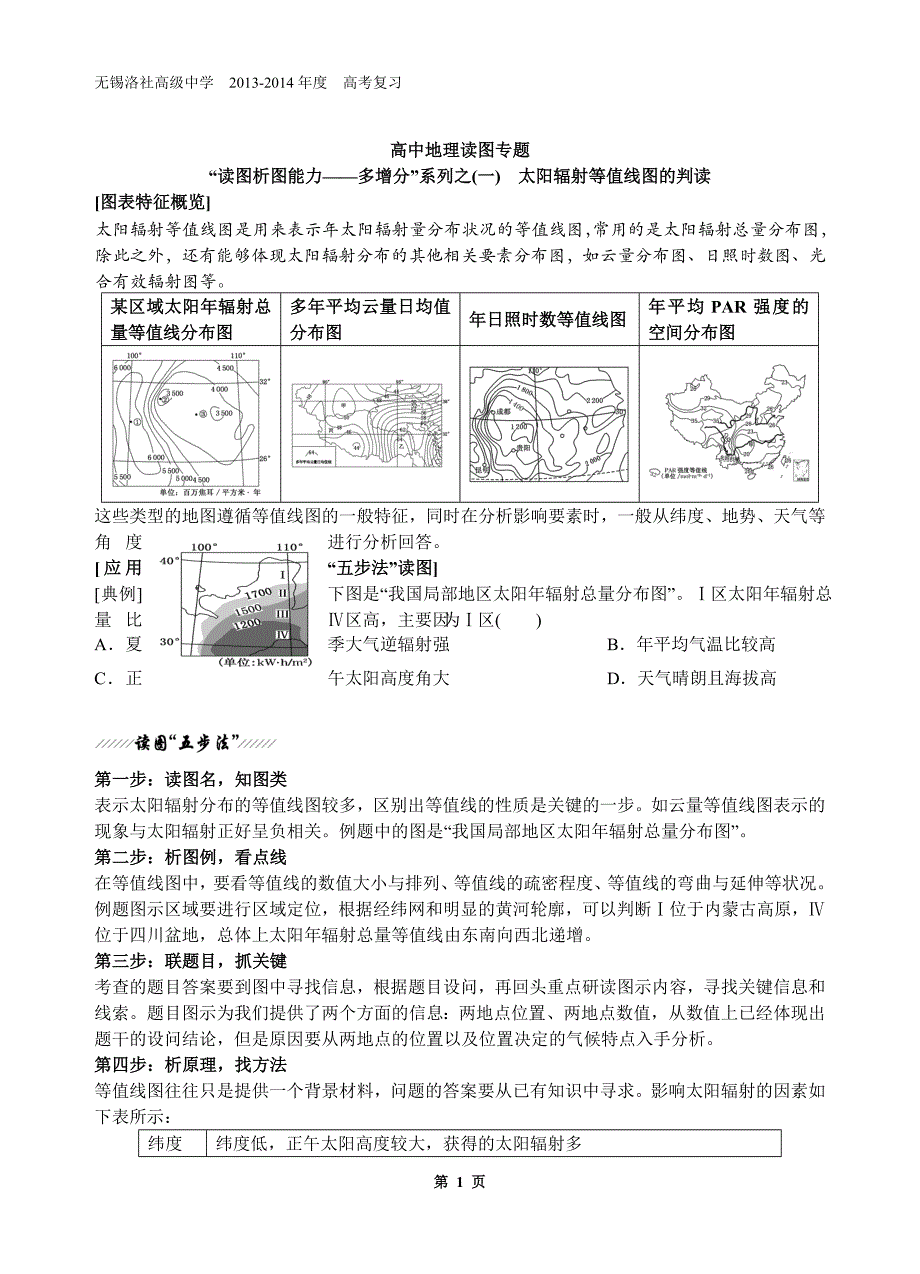 高中地理读图专题_第1页