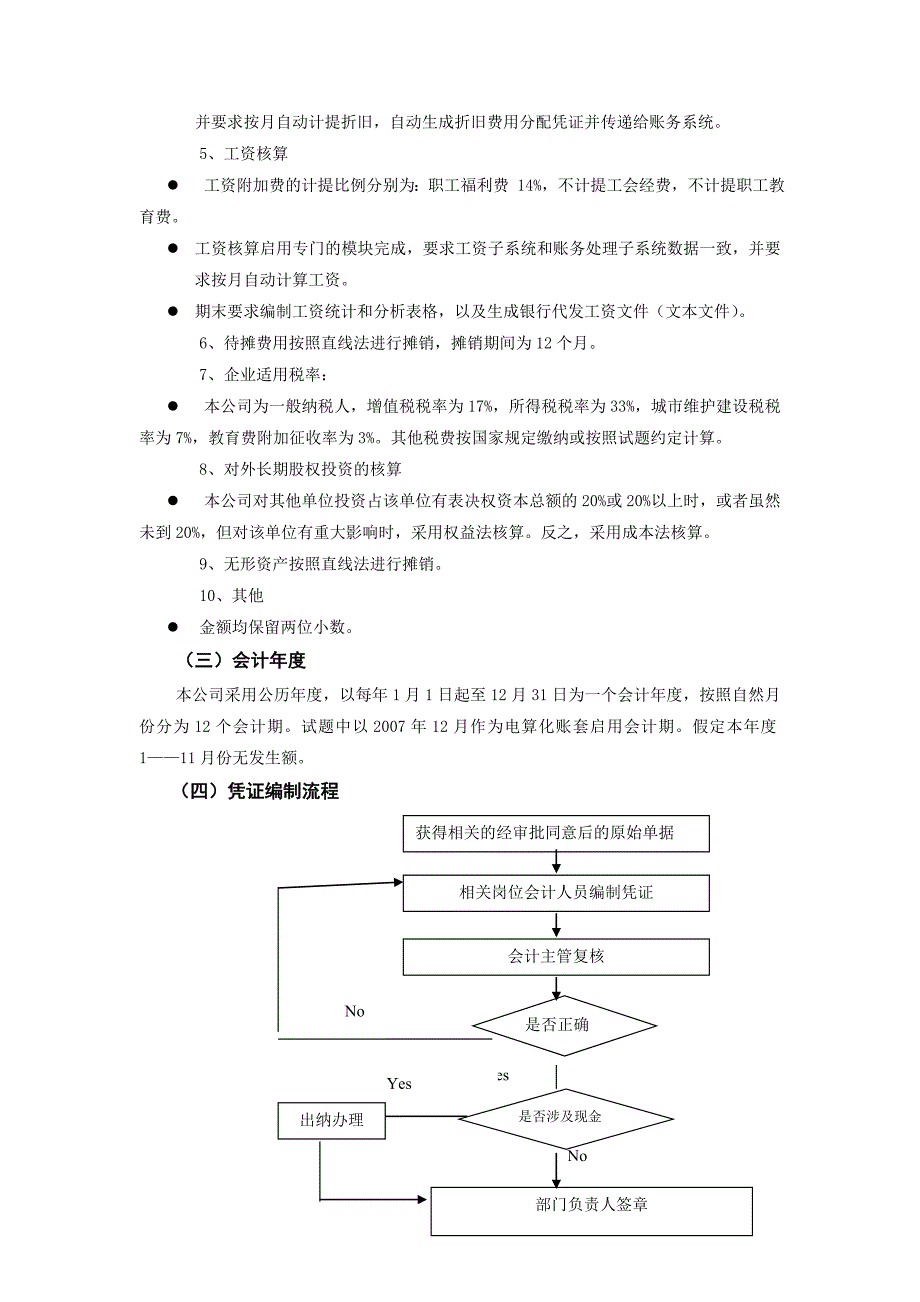 [管理学]会计信息系统实验指导书_第4页