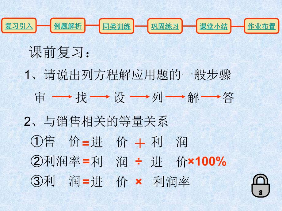 实际问题与一元一次方程（销售中的盈亏）_第2页