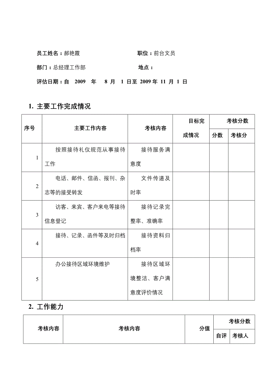 前台季度工作总结_第3页