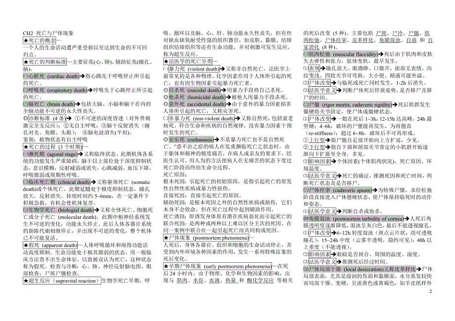 法医学重点总结 超全_第2页