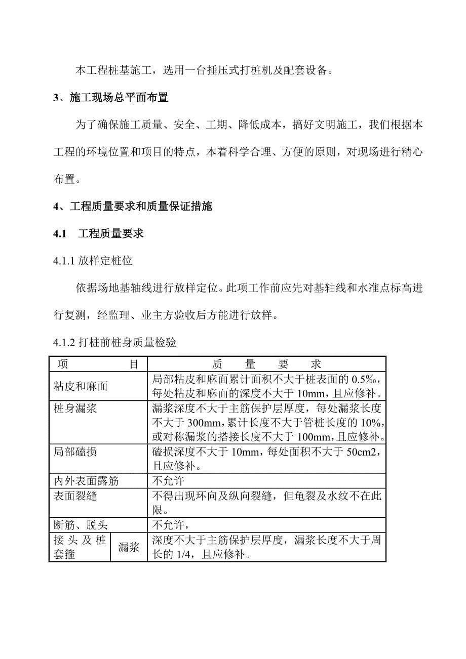 高新科技厂房施工组织设计_第5页